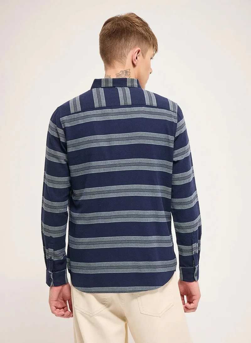 ذا بير هاوس Cotton Shirt for Men | Slim Fit, Long Sleeve, Casual or Formal Button-Down | Soft, Breathable Fabric for Work, Everyday, & All-Season Wear in Stylish