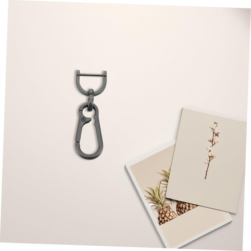 Metal Car Keychain with Carabiner Clip 2pcs Set, Small Sturdy Key Holder for Car Keys, Universal Waist Hanging Keyring for Men and Women - Image 5