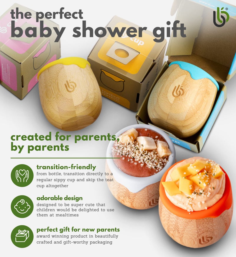 bamboo bamboo Baby and Dinky Toddler Cup, Bamboo Sippy for Toddlers, with Silicone Drip Rim for Teeth and Gum Protection, 150ml Capacity for Transitioning Toddlers (Lilac) - Image 5