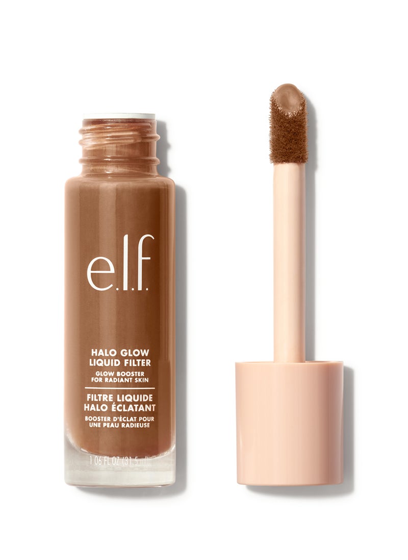 elf Halo Glow Liquid Filter, Complexion Booster For A Glowing, Soft-Focus Look, Infused With Hyaluronic Acid, Vegan  (Tan/Deep)  - Image 1