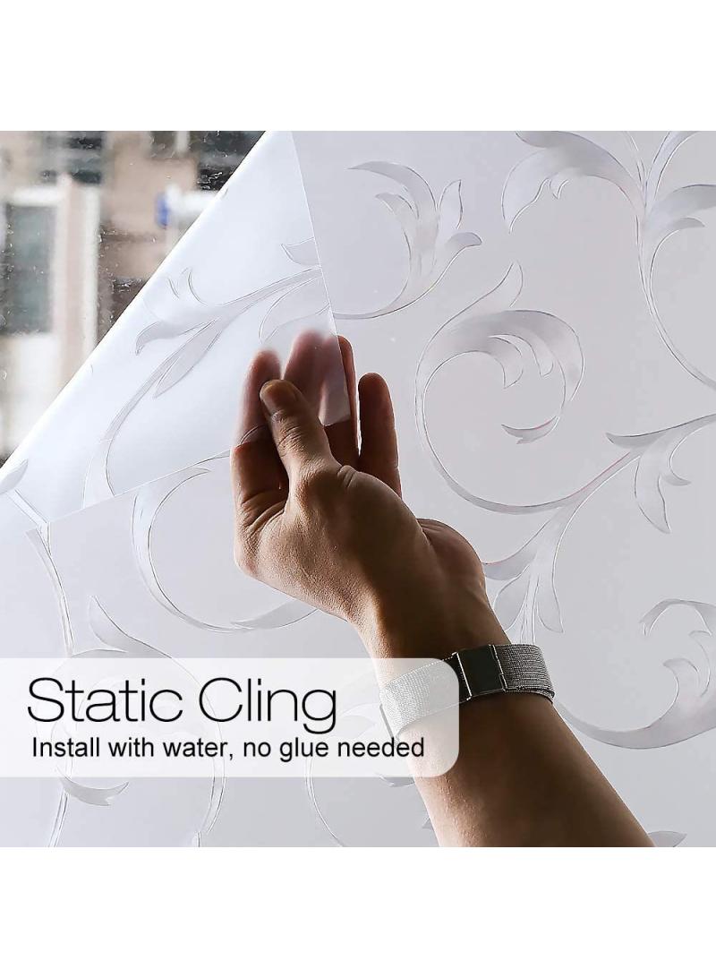 Y&D Window Film Decorative Privacy No Glue Glass Sticker For Door Home House Ofiice Heat Control Anti UV 90 x 200 cm  - Image 2