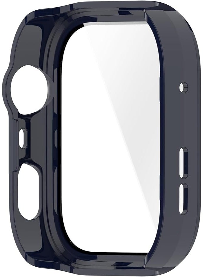 Cover Compatible with Huawei Watch Fit 4 Pro, PC + Tempered Film All Including, Anti-Scratch Protective Case Compatible with Huawei Watch Fit 4 Pro. Blue - Image 3