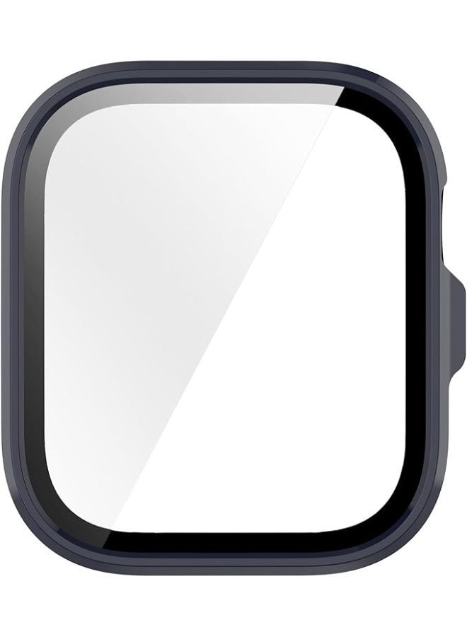 Cover Compatible with Huawei Watch Fit 4 Pro, PC + Tempered Film All Including, Anti-Scratch Protective Case Compatible with Huawei Watch Fit 4 Pro. Blue - Image 5