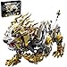 CSNRHG Mechanical Lion Building Block Toy Set Futuristic Mechanical Beast Model with Movable Parts Gears Premium Mechanical Building Kit with Display Stand Ideal Gift for Boys Adults - Image 4