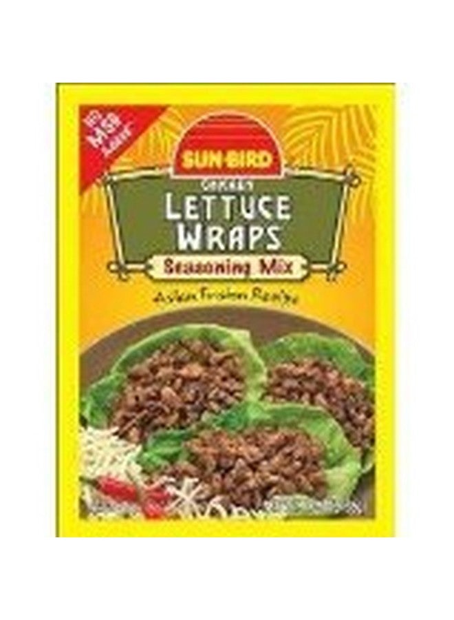 Lettuce Wrap Seasoning Mix Packets - Asian Fusion Recipe for Chicken - 1.25 Ounce Each (Pack of 6)