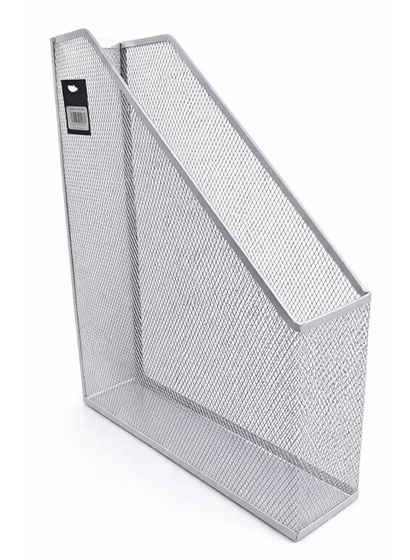 MAGAZINE HOLDER SINGE MESH TYPE- SILVER COLOR