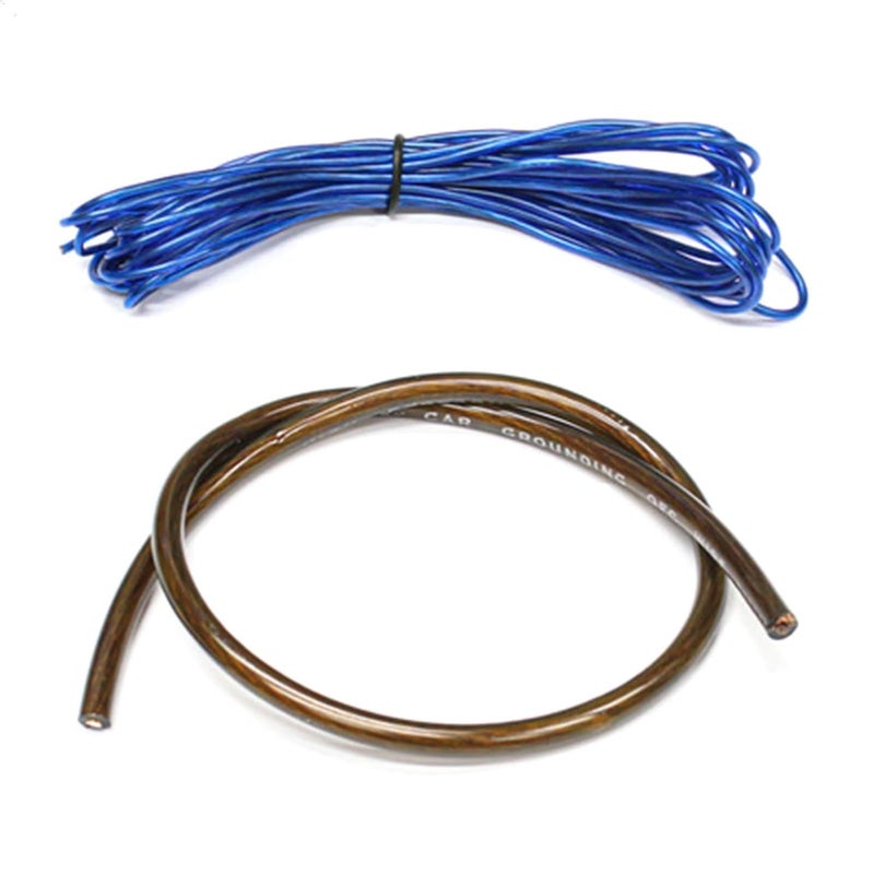 8 Gauge 60 Amp Car Amplifier Wiring Kit With Fuse Holder For Subwoofer And Speakers - Image 4