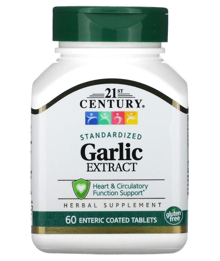 مستخلص الثوم القياسي 60 قرص مغلف معوي