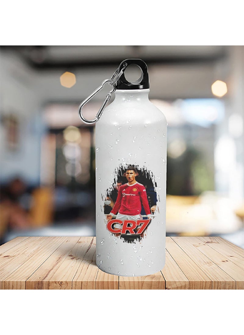 Spoil Your Wall زجاجة مياه مطبوعة عليها شعار نادي كرة القدم CR7 من Spoil Your Wall بسعة 750 مل - Image 2