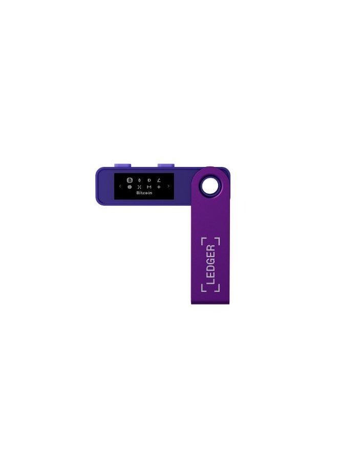Ledger - Nano S Plus Hardware Wallet | Safest Crypto & NFT Cold Storage, OLED Screen, Type-C Connectivity, 5000+ Coins Supported, for Android, MacOS & Windows - Amethyst Purple - Image 1