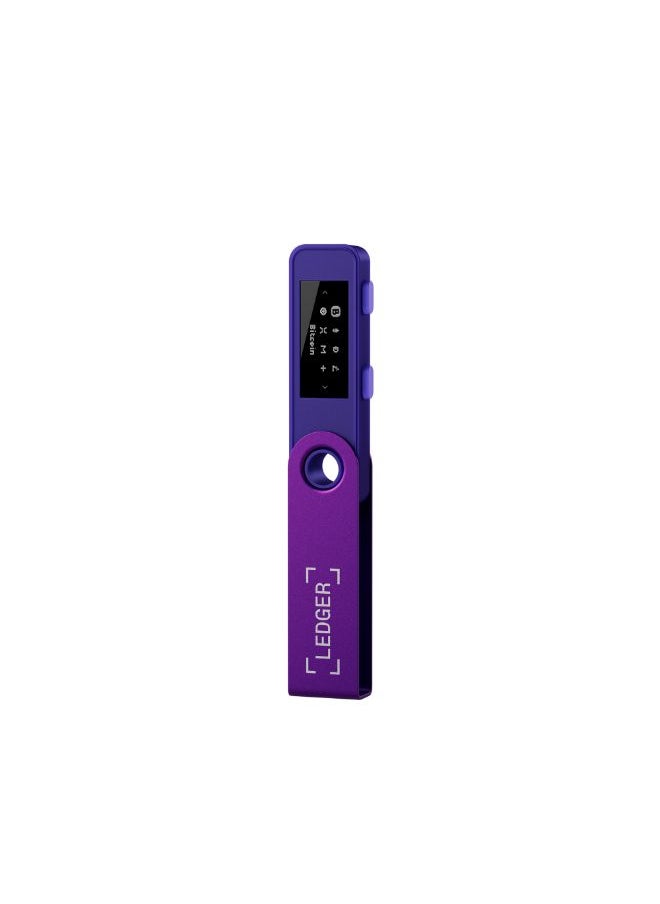 Ledger - Nano S Plus Hardware Wallet | Safest Crypto & NFT Cold Storage, OLED Screen, Type-C Connectivity, 5000+ Coins Supported, for Android, MacOS & Windows - Amethyst Purple - Image 1