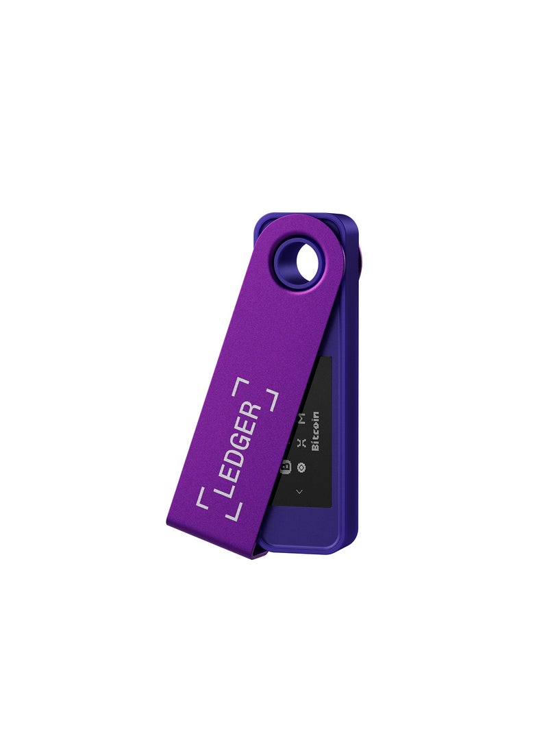 Ledger - Nano S Plus Hardware Wallet | Safest Crypto & NFT Cold Storage, OLED Screen, Type-C Connectivity, 5000+ Coins Supported, for Android, MacOS & Windows - Amethyst Purple - Image 1