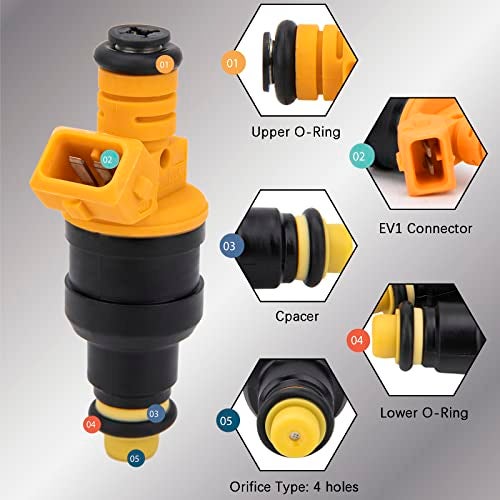 JOHAHTANG Fuel Injectors for Ford F150 F250 F350 E150 E250 E350 46L 50L 54L 58L Fuel Injectors Set of 8 Replaces 0280150943 0280150718 - Image 3