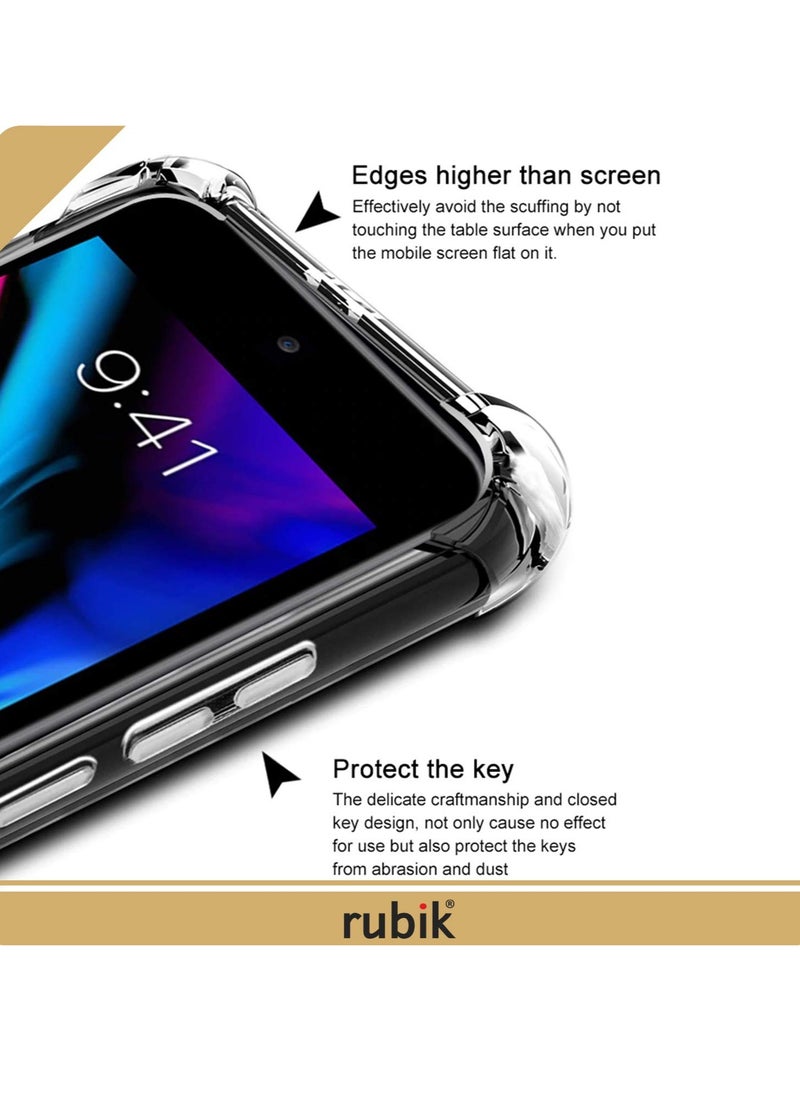 Rubik - Soft Bumper Tpu Crystal Clear Shockproof Case Cover for Ipod Touch 7 Touch 6 Touch 5 With Screen Protector - Image 1