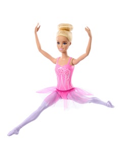 Barbie Ballerina Doll, Blonde Fashion Doll Wearing Purple Removable Tutu, Posed With Ballet Arms & “En Pointe” Toe Shoes  - Image 4