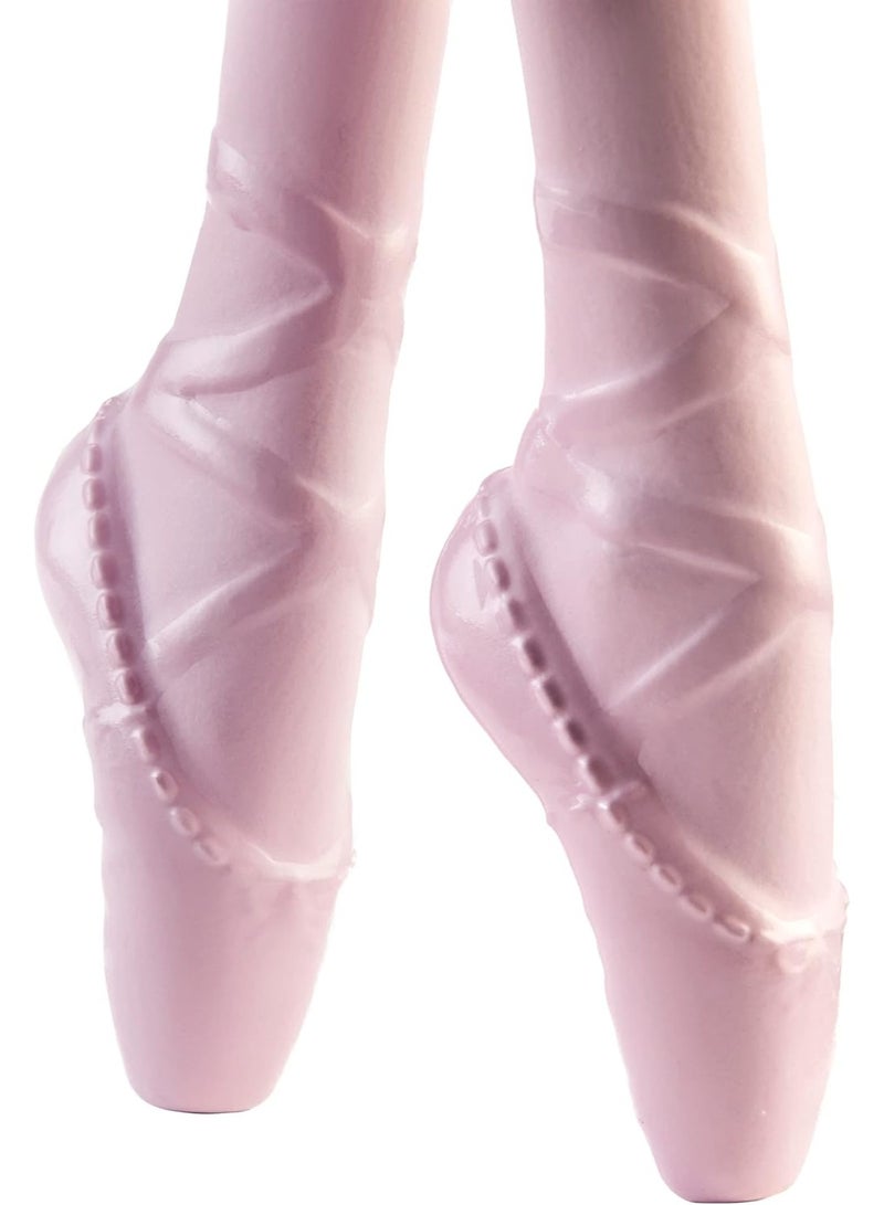 Barbie Ballerina Doll, Blonde Fashion Doll Wearing Purple Removable Tutu, Posed With Ballet Arms & “En Pointe” Toe Shoes - Image 5