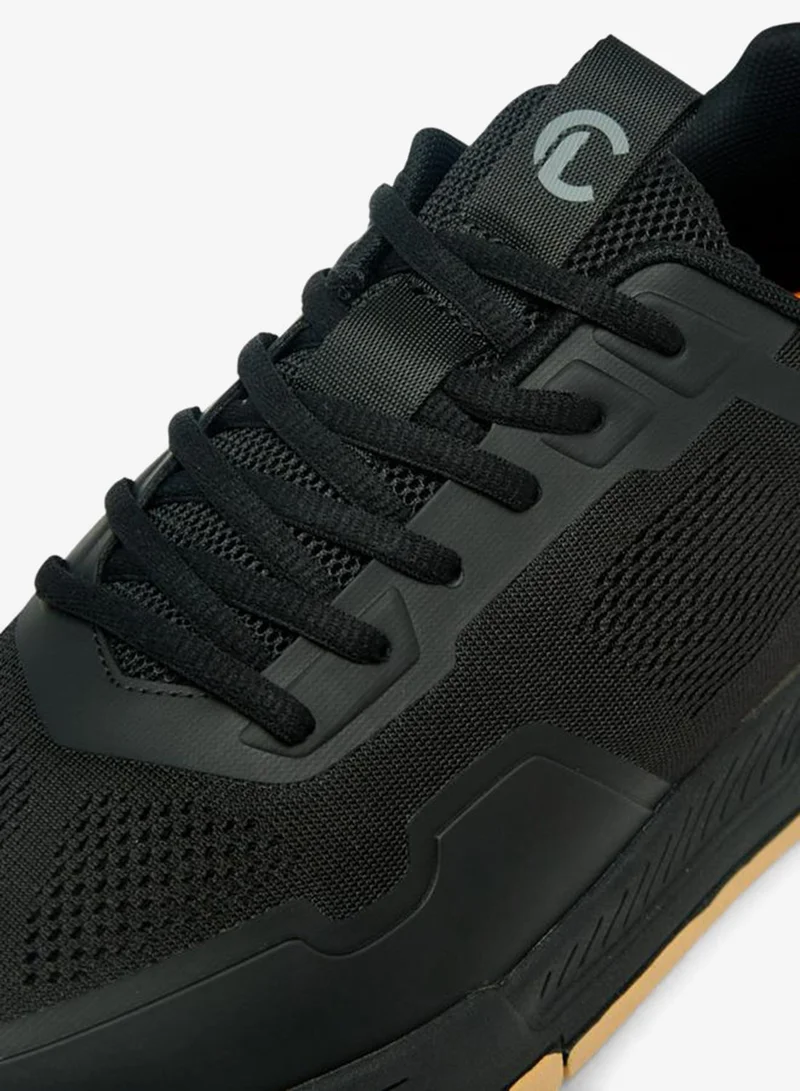 Le Confort BLACK Men Lace-Up Ankle Sneakers for Men | Best Price UAE