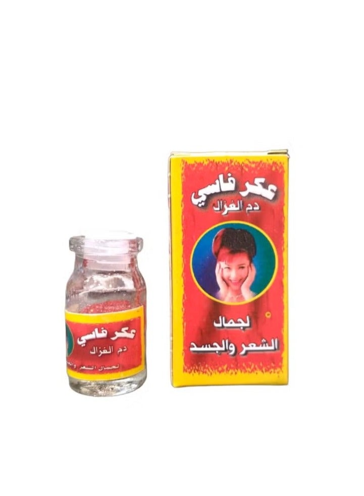 Generic Set of 6 Pieces Aker Fassi Blood Deer For Beauty of Hair And Body  - Image 2