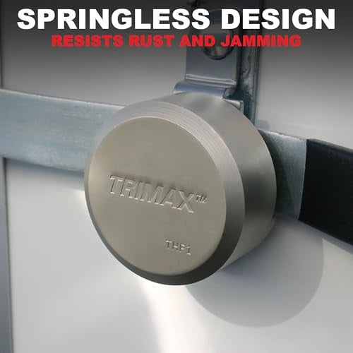 Trimax THP2XL - Trailer Door Lock (2 Pack Keyed Alike) - Shackleless Puck Lock for Trailers, Universal Fit, Weather Resistant - Image 3