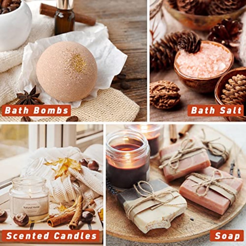 Diffuser and candle making fragrance oils for autumn: pine, orange cinnamon, pumpkin pie, maple syrup scents in 10 ml glass bottles, natural aroma, warm earthy tones, long-lasting scent throw - Image 4