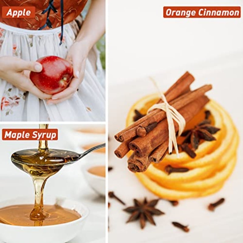 Diffuser and candle making fragrance oils for autumn: pine, orange cinnamon, pumpkin pie, maple syrup scents in 10 ml glass bottles, natural aroma, warm earthy tones, long-lasting scent throw - Image 2
