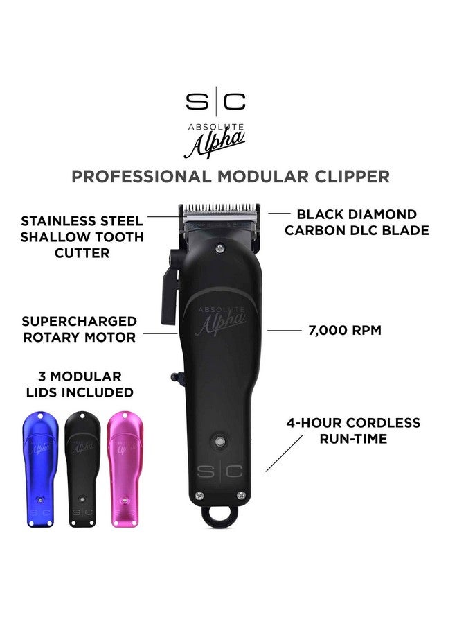 StyleCraft Absolute Alpha Professional Supercharged Modular Cordless Hair Clipper - Image 2