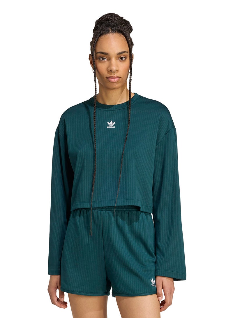 adidas Originals Essential Wide Ribbed T-Shirt  - Image 1