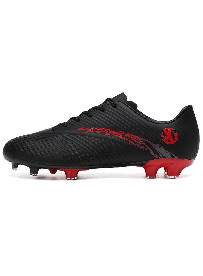 SKY WING Boy And Girl Soccer Shoes kids FG Sole Sport Shoes Flexible Athletic Outdoor Cleats Lace Up Light Weight Training Football Shoes - Image 2