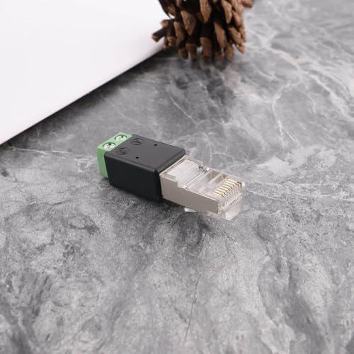 OTOTEC 3PCS RJ45 to RS485 Converter A Connects to PIN4 B Connects to PIN5 44x13x11mm RJ45 Connection Adapter to Achieve Data Transmission - Image 5