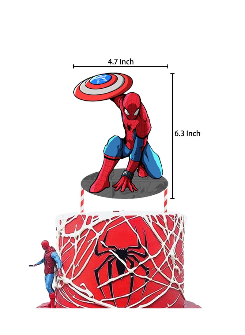 LA FIESTA - Spiderman Birthday Decoration Set for Kids - Image 1