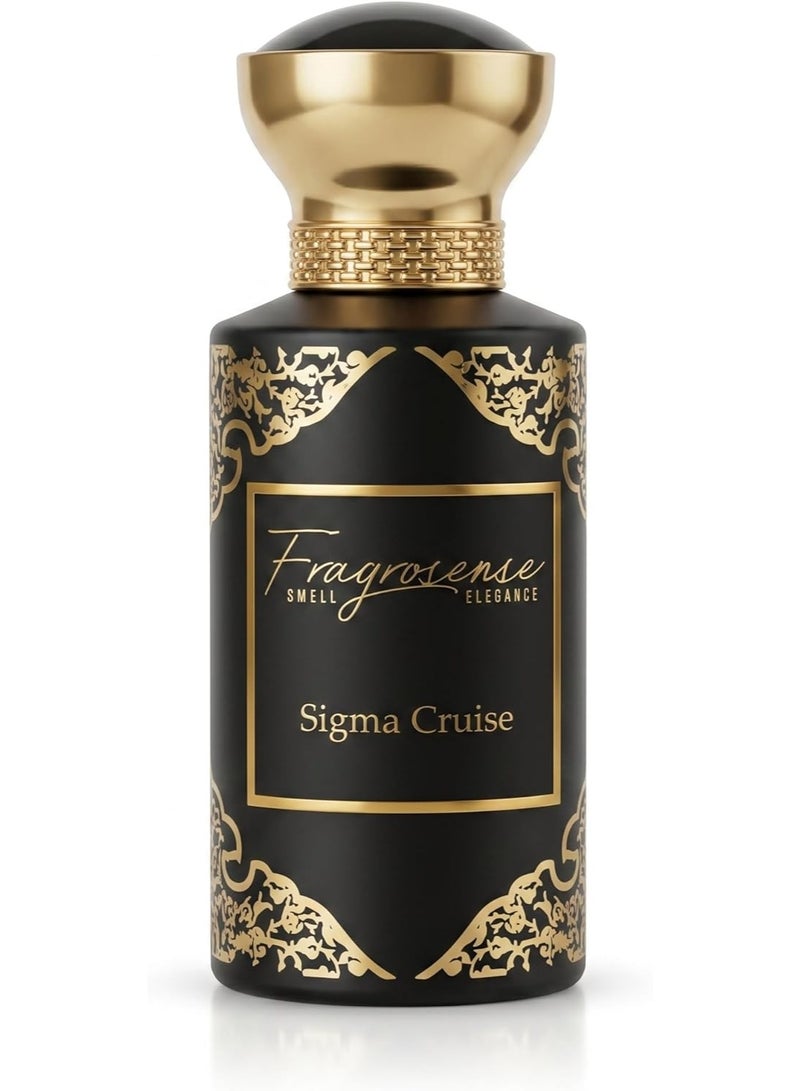 عطر سيغما كروز للرجال 50 مل، عطر خشبي عطرى منعش، رائحة تفاح أخضر لافندر أرز تدوم طويلاً، كولونيا فاخرة مستوحاة من الفرنسية للرجال هدية
