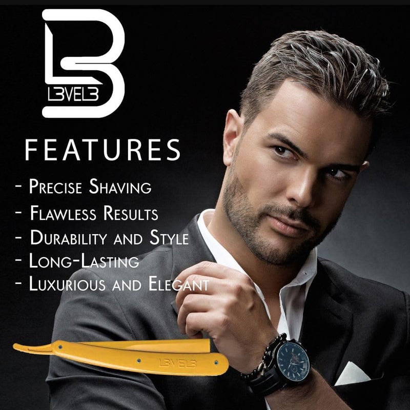 L3 Level 3 Straight Razor Holder - Excellent Grip and Control - Precision Shaving Control - Level Three Straight Razor Holder - Image 5