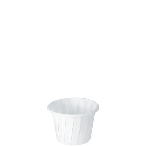Solo 075-2050 0.75 oz Treated Paper Portion Cup (Case of 5000) - Image 1