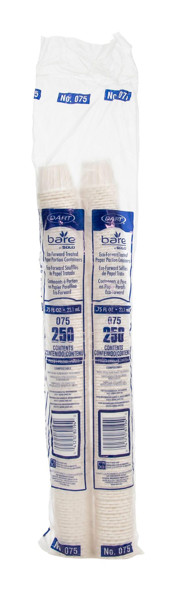Solo 075-2050 0.75 oz Treated Paper Portion Cup (Case of 5000) - Image 5