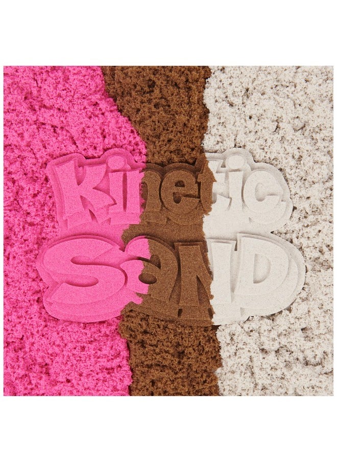 Kinetic Sand - Ice Cream Scents 3-Pack, 2Lbs Of Strawberry, Chocolate, And Vanilla Scented Play Sand, Toys For Kids Ages 3+ - Image 1
