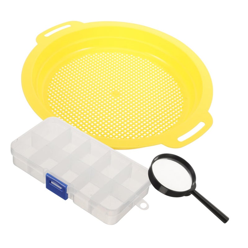 Gold Panning Kit With Non Slip Handle Easy To Clean Mining Filter Sieve Package Quantity 1 - Image 2