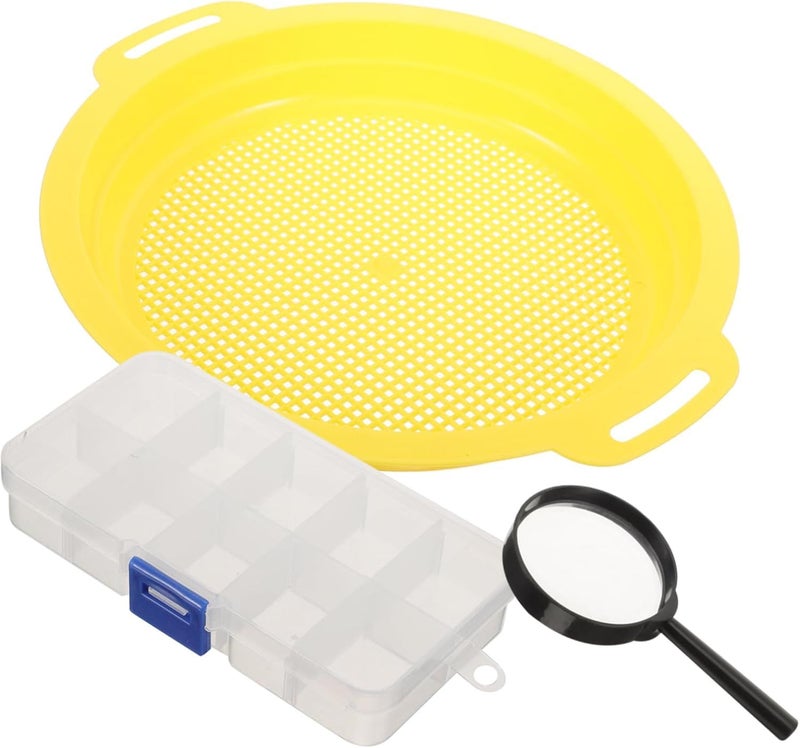Gold Panning Kit With Non Slip Handle Easy To Clean Mining Filter Sieve Package Quantity 1 - Image 1