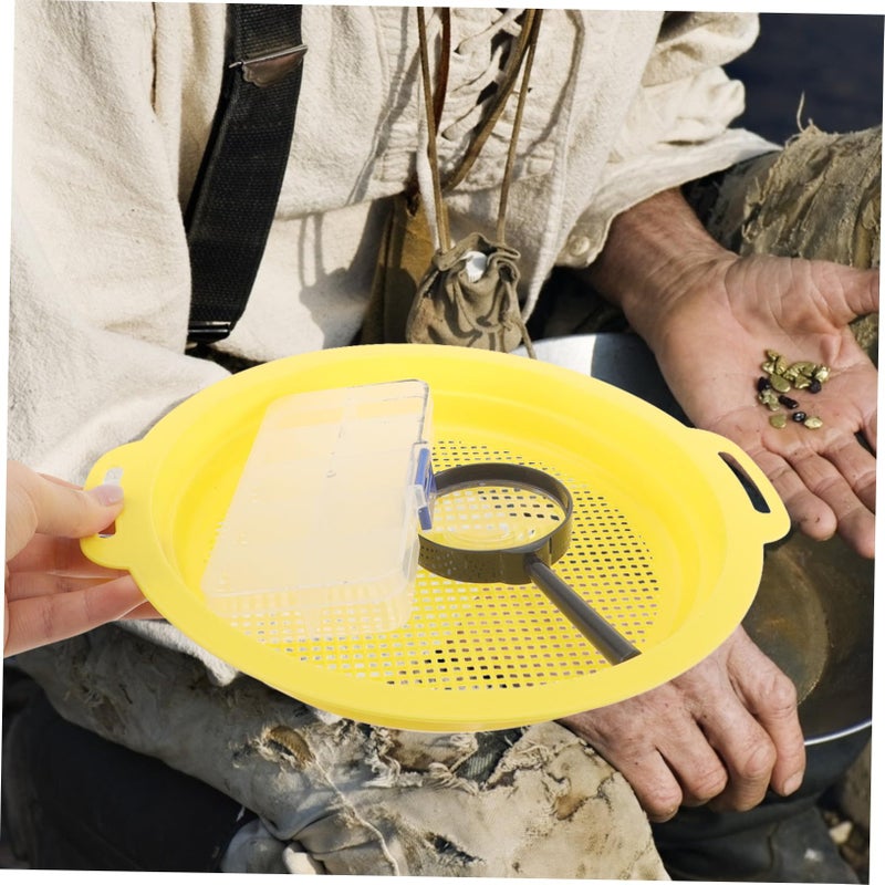 Gold Panning Kit With Non Slip Handle Easy To Clean Mining Filter Sieve Package Quantity 1 - Image 3