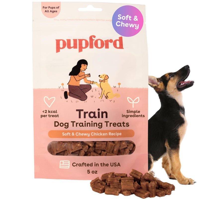Pupford Soft & Chewy Training Treats for Dogs & Puppies (Chicken, 5 oz) - Image 1