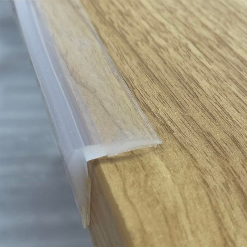Angloria Edge Protector 100 Silicone Baby Proofing Corners Clear Guards PreTape Adhesive Soft for Kids Safety Child Table Cabinets Furniture Bumper 45x45 in 3 FT