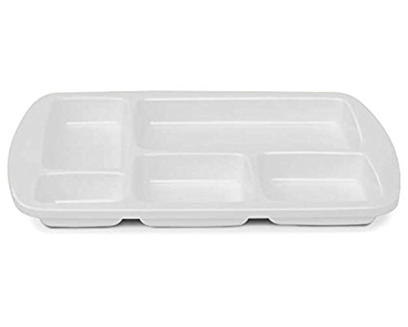 SkyKey Melamine Partition Plate - 1 Piece, White - Image 3