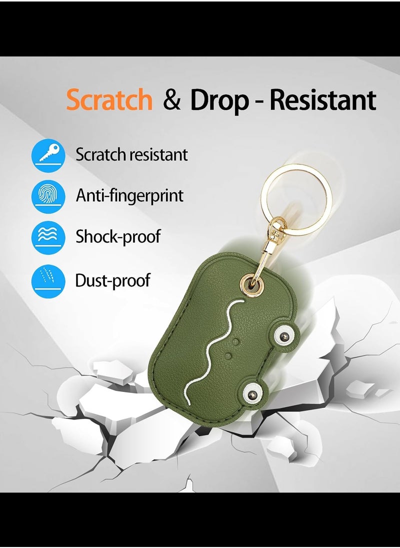 Generic - Keychain Case Holder Compatible with Apple AirTag, Leather,Anti-Scratch Protective Air Tag Cover for Keys - Image 1