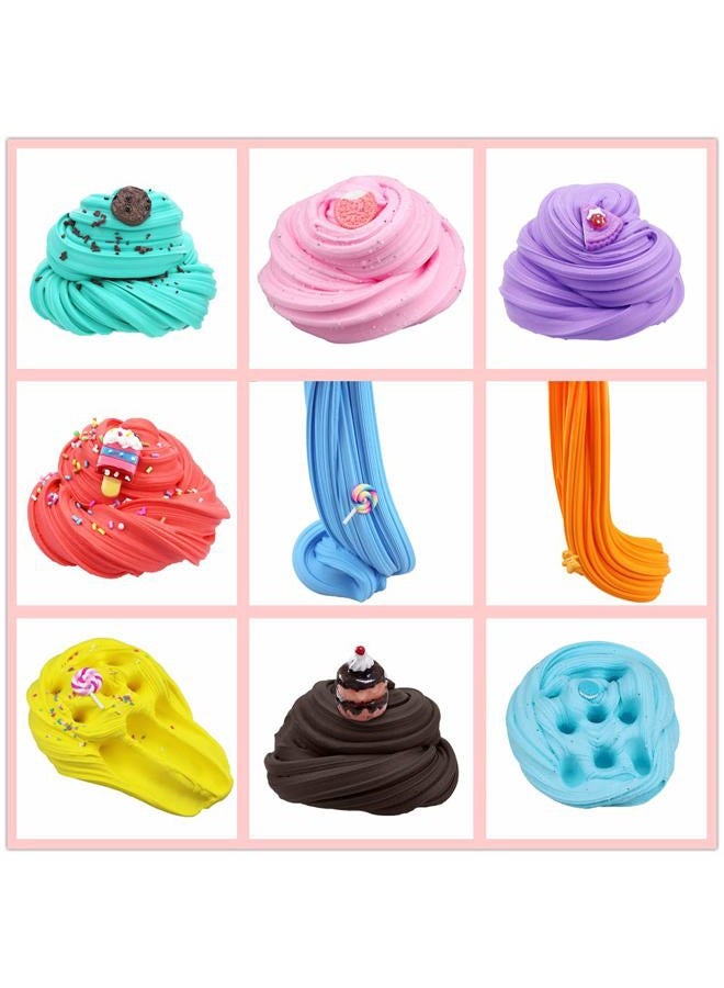 HPLTLKY 24 Pack Slime kit, Butter Slime, Macaroon Colors Cake Donut and Fruit Party Favors Slime， Stretchy and Non-Sticky, Stress Relief Toy for Kids Partys - Image 5