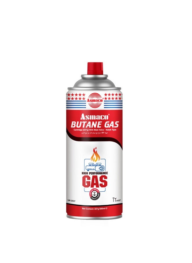 Asmaco Butane Gas Can -28 pieces-Butane Gas Cartridge for Camping Stoves, Picnic Stove,BlowTorch ,Portable Stove- HIGH Performance Gas Mix | Butane GAS for Stoves-220gm x 28pc-Portable stove gas-butane gas Cartridge - Image 2