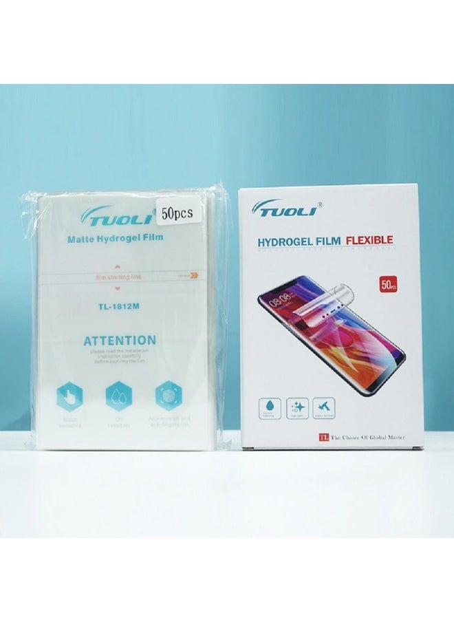 Generic Mobile Phone Flat HD Film TPU Four-layer Hydraulic Film Cutting Machine Consumables Special Film HD Frosted Anti-peep Wholesale-Color:Mobile Phone Frosted Film 180*120mm (4a Self-repair)  - Image 1