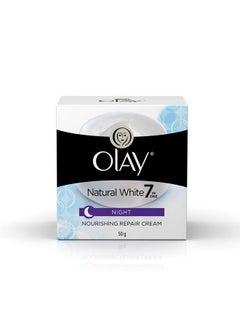 Olay Natural White 7 In One Night Nourishing Repair Cream 50G  - Image 5