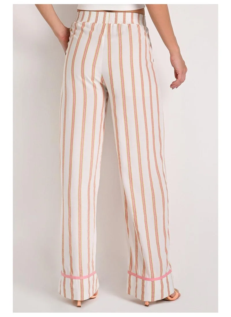 Carmen Steffens  Striped Hem Detail Pants for Women | Best Price UAE