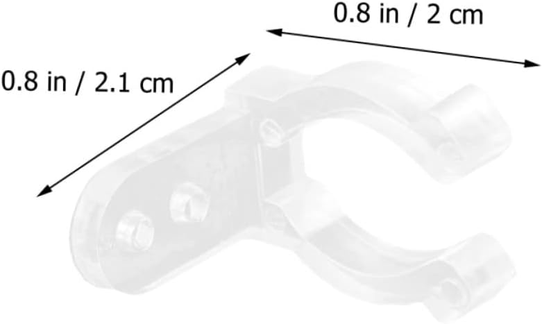 100 قطعة من مشابك U لتركيب مصابيح LED أنبوبية، قوس التركيب السهل، أجهزة تثبيت الفلورسنت - Image 5