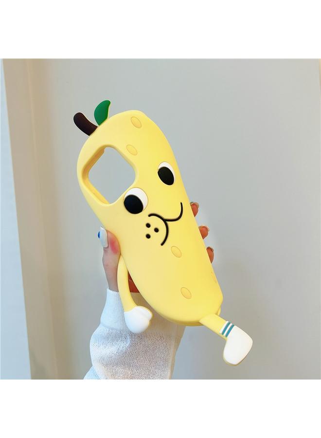 S-TOP Case For iPhone 14 Snow Pear Silicone Phone Case - Image 4