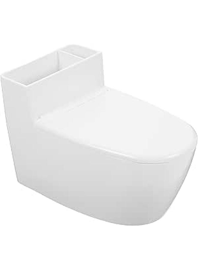 Vintage Ceramic Wall Mount Ashtray With Lid Windproof For Home Office Bathroom - Image 1